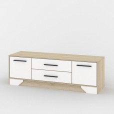 Комод Тиса Мебель 100 Дуб сонома Білий 50x40x152 см