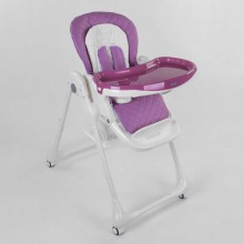 Стільчик для годування Toti W-62005 58х82х110 см Pink/White (96503)