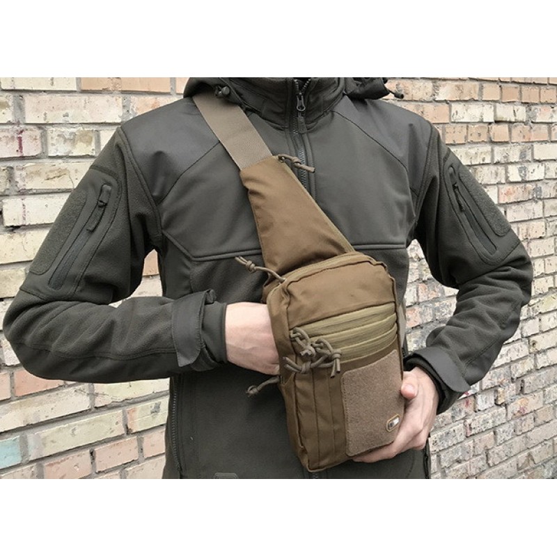 Сумка-кобура M-TAC наплічна з липучкою Olive