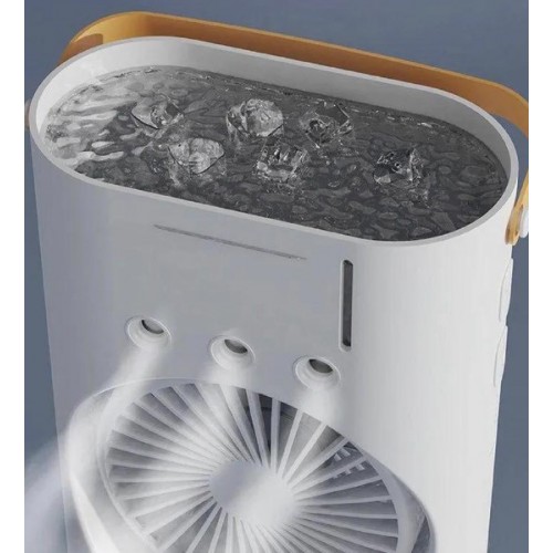 Вентилятор настільний OPT-TOP Double-ended Spray Fan подвійний з охолодженням LED підсвічування без пульта ДУ Білий (2104618552) Вентилятор настільний OPT-TOP Double-ended Spray Fan подвійний з охолодженням LED підсвічування без пульта ДУ Білий (2104618552)