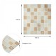 Панель стінова 3D 700х770х4мм мозаїка бежева (D) Sticker Wall SW-00002011