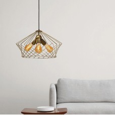 Люстра лофт підвісна MSK Electric Camelia NL 3329-3 BN бронза