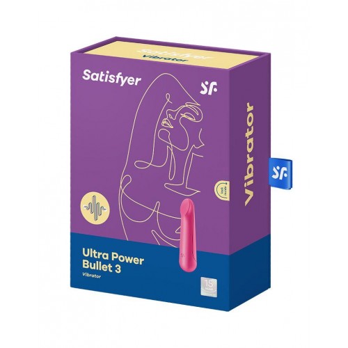 Віброкуля на акумуляторі Satisfyer Ultra Power Bullet 3 Red в інтернет супермаркеті PbayMarket!