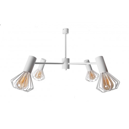 Люстра MSK Electric Diadem на чотири плафони NL 22152-4 WH Люстра MSK Electric Diadem на чотири плафони NL 22152-4 WH