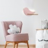 Настінний світильник Candellux Bird 40x21.5 см Коричнево-рожевий (21-85054)