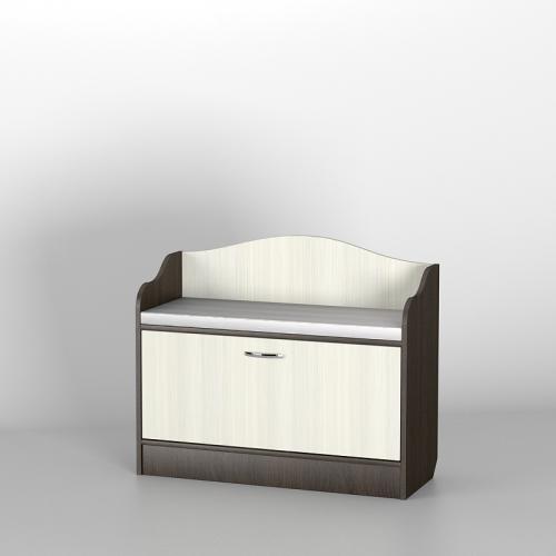 Тумба для взуття Тиса Мебель ТО-128 Венге 73x90 см