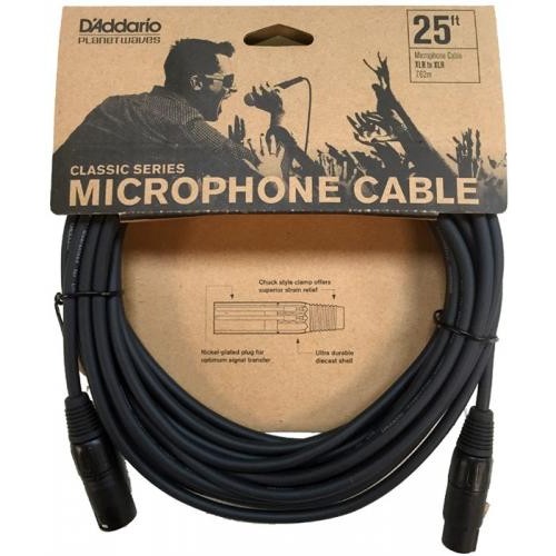 Мікрофонний кабель D'Addario PW-CMIC-25 Classic Series Microphone Cable 7.5m (25ft) Мікрофонний кабель D'Addario PW-CMIC-25 Classic Series Microphone Cable 7.5m (25ft)