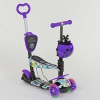 Самокат 5в1 Best Scooter (PU колеса з підсвіткою) Абстракція Multicolor (84216)