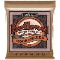 Струни для акустичної гітари Ernie Ball 2151 Earthwood Acoustic Phosphor Bronze 10/52 Струни для акустичної гітари Ernie Ball 2151 Earthwood Acoustic Phosphor Bronze 10/52