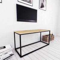Консоль для дому в стилі Loft NS-410 690x1300x450 мм Черный Консоль для дому в стилі Loft NS-410 690x1300x450 мм Черный
