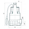 Дренажний насос Rudes DRP 5-550 6716