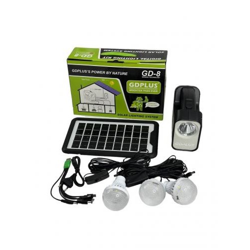 Станція автономного освітлення GDPlus GD-8 4500 мА/г Чорний (1992963462) Станція автономного освітлення GDPlus GD-8 4500 мА/г Чорний (1992963462)