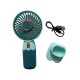 Вентилятор ручний акумуляторний Mini Fan ZB088C USB Синьо-бірюзовий