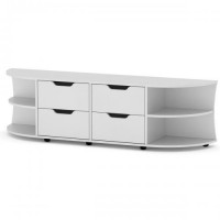 Тумба під ТВ Одеса Компанит Німфея альба (білий) Тумба під ТВ Одеса Компанит Німфея альба (білий)