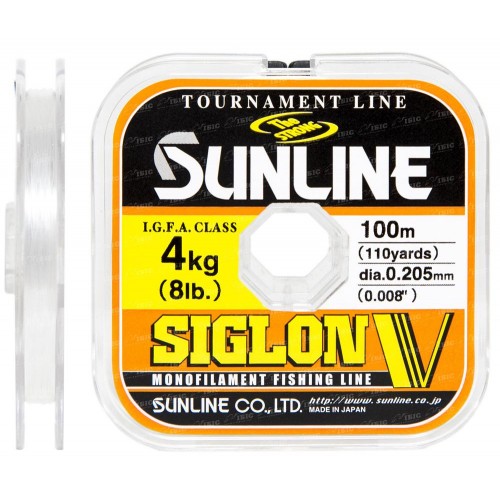 Лісочка Sunline Siglon V 100м 0,205мм 4кг/8lb в інтернет супермаркеті PbayMarket!