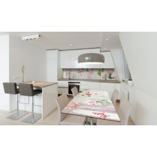 Наклейка вінілова на стіл Zatarga «Дівчина Весна» 600х1200 мм Z180767st