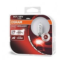 Автолампа OSRAM 64210NBS Night Breaker Silver +100 H7 55W 12V PX26d 10X2 HardDuopet