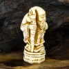 Статуетка Netsuke Нецке Шоусін на підставці Гіпс 6,9x2,9x3,1см Бежевий (00654) в інтернет супермаркеті PbayMarket!