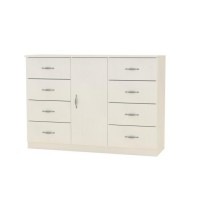 Комод для спальні Компанит 8 1 Альба (Ev-1033)