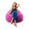 Безкаркасне крісло мішок груша Coolki Рогожка XXXL 140x100 малиновий