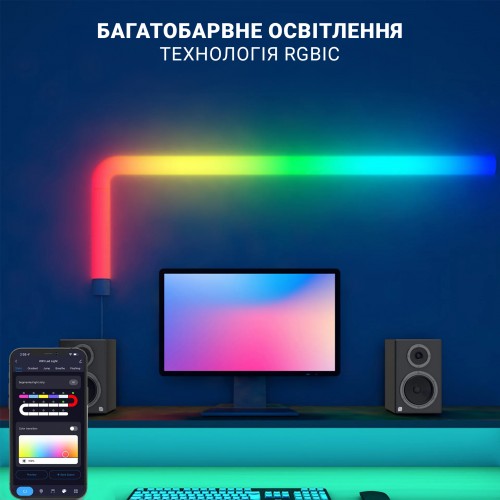 Розумні настінні led панелі Inspire SLX06-8 180LED 8 шт White
