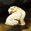 Статуетка Нецке Тигр Netsuke Гіпс 4.1x3.5x3 см Бежевий (00748)