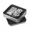 Магнітний конструктор дитячий Neocube Buckyballs amp; Buckybars головоломка-антистрес 63 деталі Сріблястий