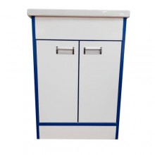 Тумба Mikola-M пластик 3.0 Blue з умивальником СОМО 70 см