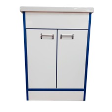 Тумба Mikola-M пластик 3.0 Blue з умивальником СОМО 70 см