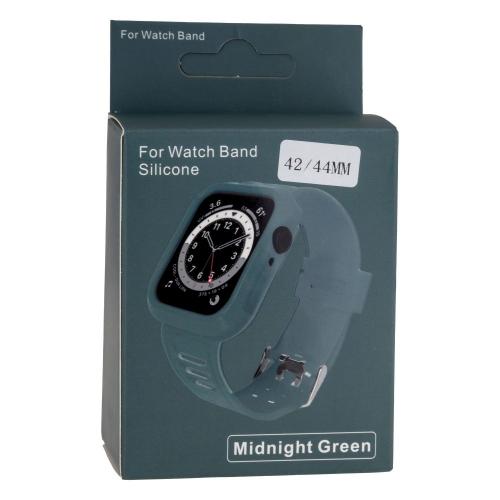 Ремінець силіконовий футляр ANCHOR Watch Band Apple Watch 42-44 mm Midnight Green Ремінець силіконовий футляр ANCHOR Watch Band Apple Watch 42-44 mm Midnight Green