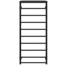 Рушникосушарка водяна Стандарт з полицею П8 500х800 Deffi Чорний (C.SP.80.50.8.B.B)