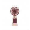 Ручний вентилятор Mini Fan Hello Summer 121 Бордово-рожевий (30151451)