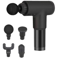 Вібромасажер для тіла ручний Fascial Gun MP-320, чорний