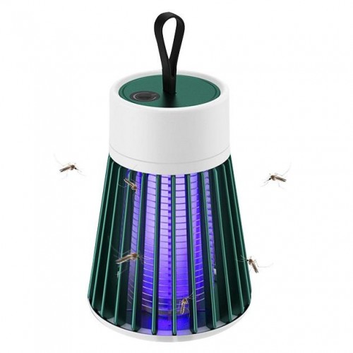 Пастка-лампа від комах акумуляторна Mosquito killing Lamp BG-002 LEDUSB Зелена