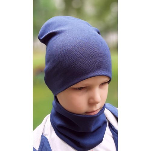 Дитяча шапка з хомутом КАНТА розмір 48-52 Синій (OC-243) в інтернет супермаркеті PbayMarket!
