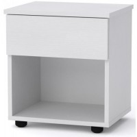 Тумбочка нічна Компанит ПКТ-8 Німфея альба (40х33х44,2 см) Тумбочка нічна Компанит ПКТ-8 Німфея альба (40х33х44,2 см)