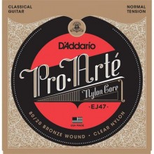 Струни для класичної гітари D'Addario EJ47 Classical 80/20 Bronze Wound Nylon Normal Tension
