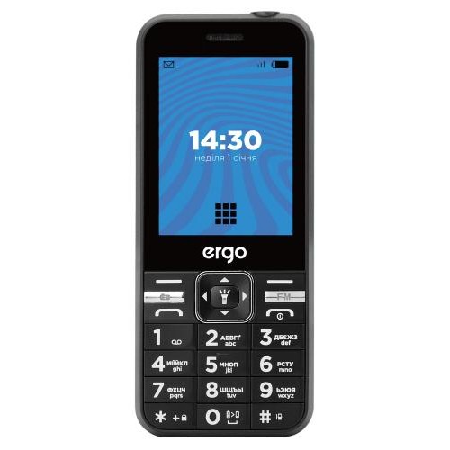 Мобільний телефон ERGO E281 Dual Sim Black (6653749) в інтернет супермаркеті PbayMarket!