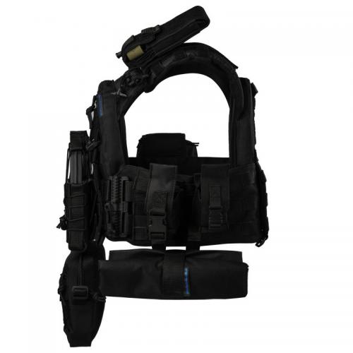 Плитоноска тактична зі швидким скиданням з підсумками No Brand Warmor Gen.3 Pro Max One Size Чорний (2396522337) Плитоноска тактична зі швидким скиданням з підсумками No Brand Warmor Gen.3 Pro Max One Size Чорний (2396522337)