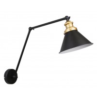 Бра Candellux Fundo 54x38 см Чорно-золотистий (21-05908)