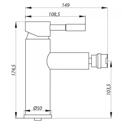 Змішувач для біде ZERIX LR75005 (LL1668) в інтернет супермаркеті PbayMarket!