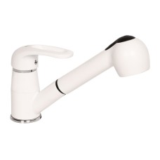 Змішувач для кухні Zerix Z6036-7 Білий ZX0515