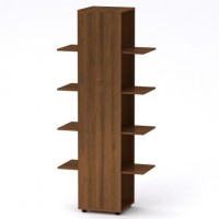 Шафа офісна Компаніт МГ-8 тумба-3 Компаніт Горіх екко (80х40х181 см)