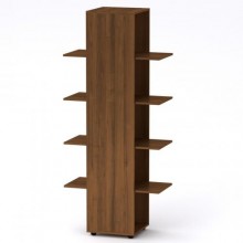 Шафа офісна Компаніт МГ-8 тумба-3 Компаніт Горіх екко (80х40х181 см)