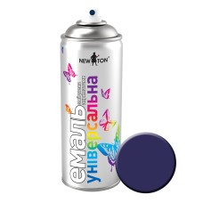 Емаль універсальна New Ton Глянцева 400 мл RAL 5022 Темно-синій