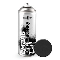 Емаль для пластика New Ton Аерозоль Структурна Чорна 400 мл Емаль для пластика New Ton Аерозоль Структурна Чорна 400 мл