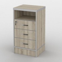 Тумба офісна Тиса Мебель ТМ-113 1 Сонома 76x35x40 см