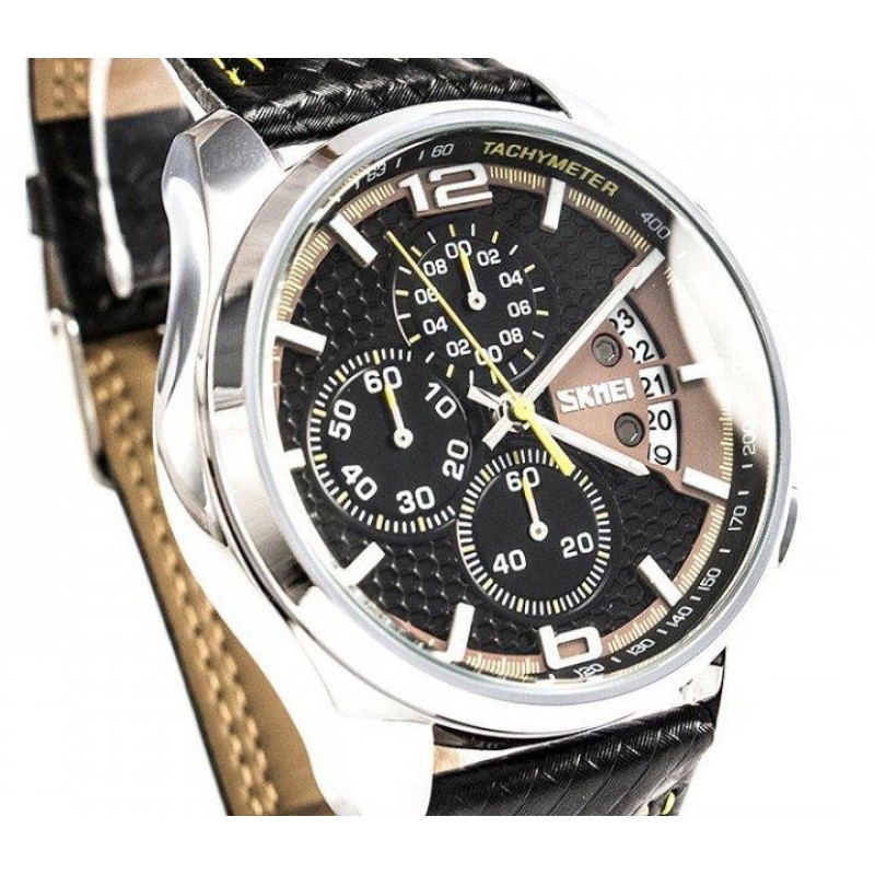 Годинник чоловічий Skmei 9106 Spider Black