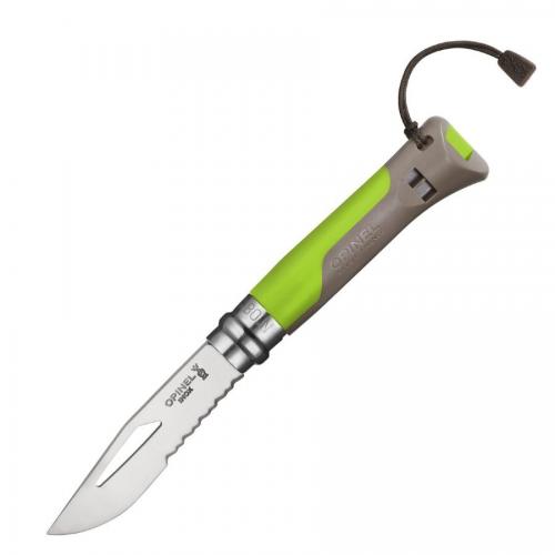 Ніж Opinel 8 VRI Outdoor Earth Зелений (1013-204.65.85) Ніж Opinel 8 VRI Outdoor Earth Зелений (1013-204.65.85)