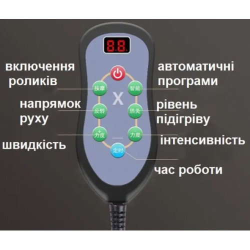 Подушка масажна SHIATSU-168 Чорний (2571508879) Подушка масажна SHIATSU-168 Чорний (2571508879)